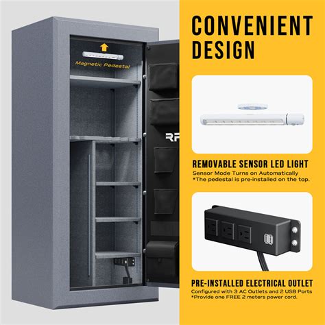 fireproof biometric gun safe